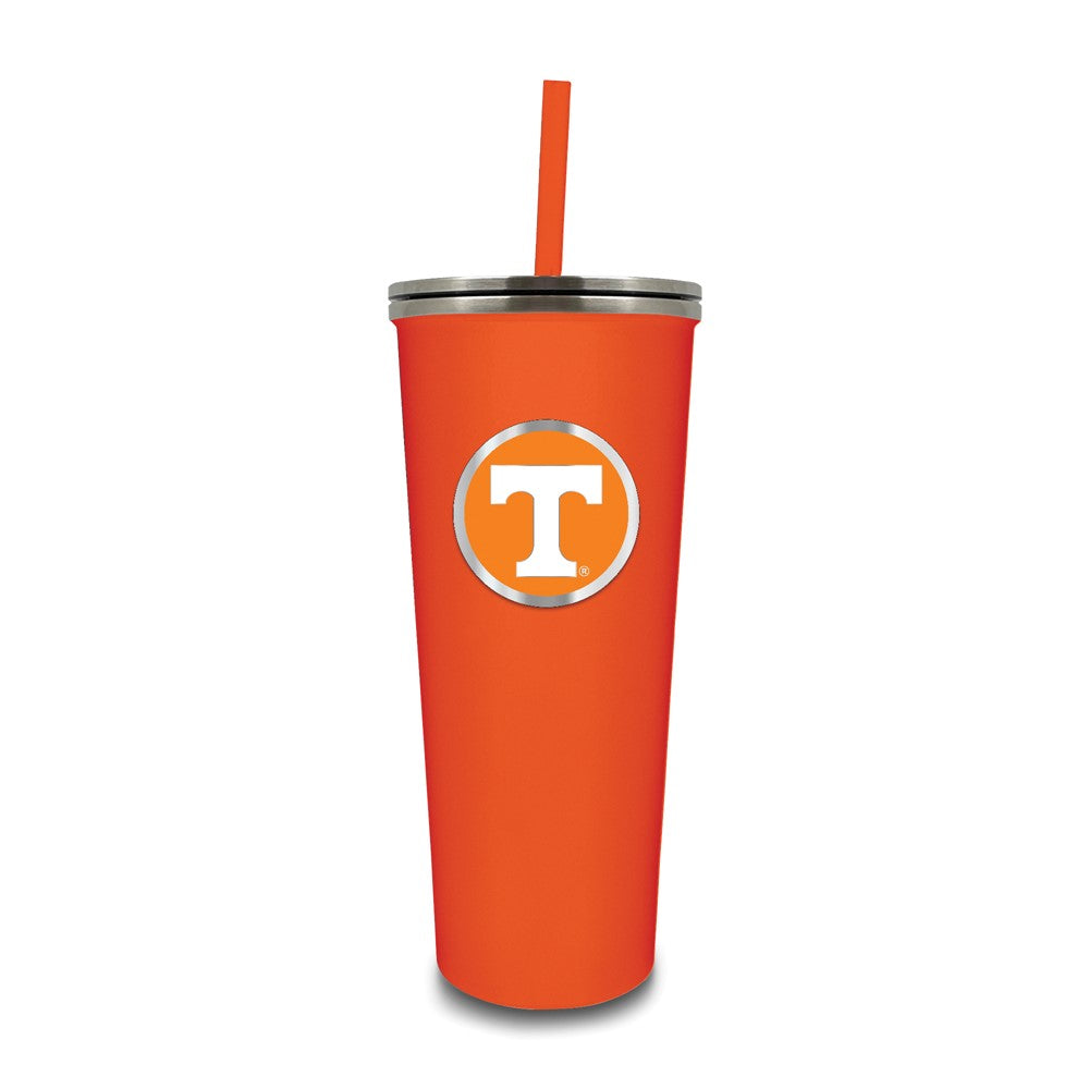 University of Tennessee Stainless Steel 24 ounce Skinny Tumbler with Straw