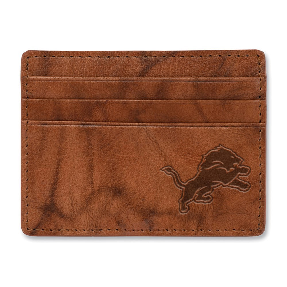 NFL Rico Industries Detroit Lions Leather Credit Cart Wallet