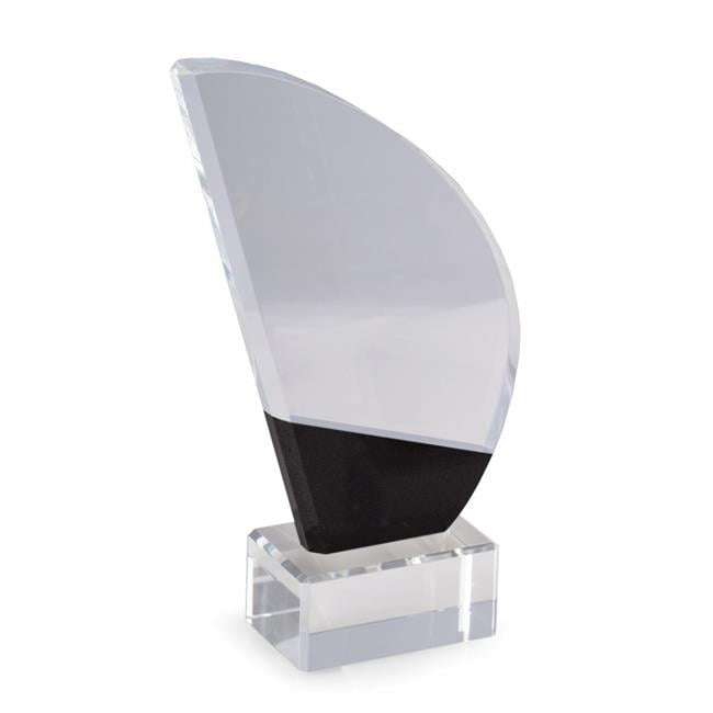 Bey-Berk International T111L Crystal 10 Regatta Trophy with Black Marble Accent