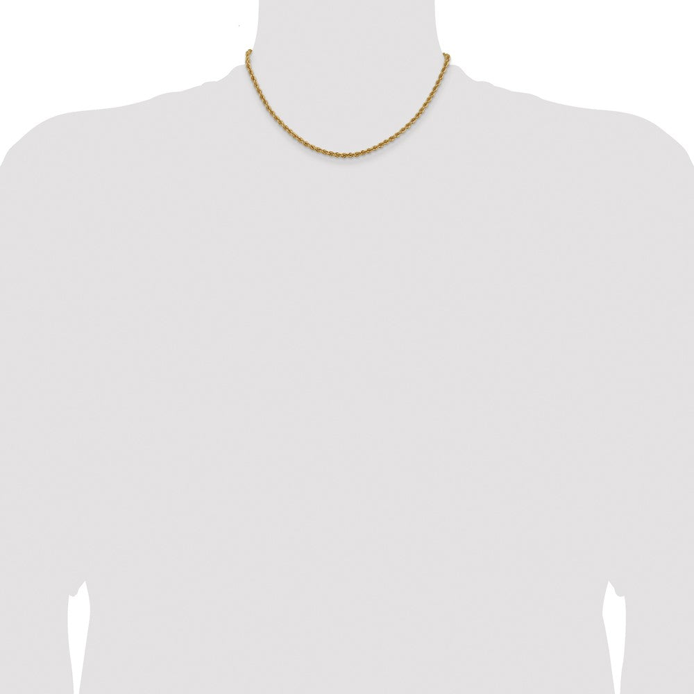 10k 3mm Regular Rope Chain