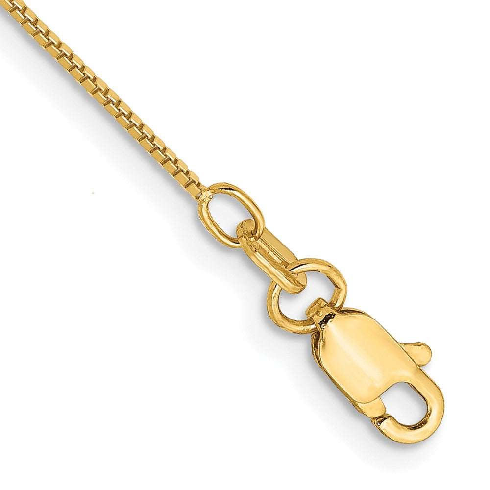 14K 7 inch .7mm Box with Lobster Clasp Bracelet 7 inches