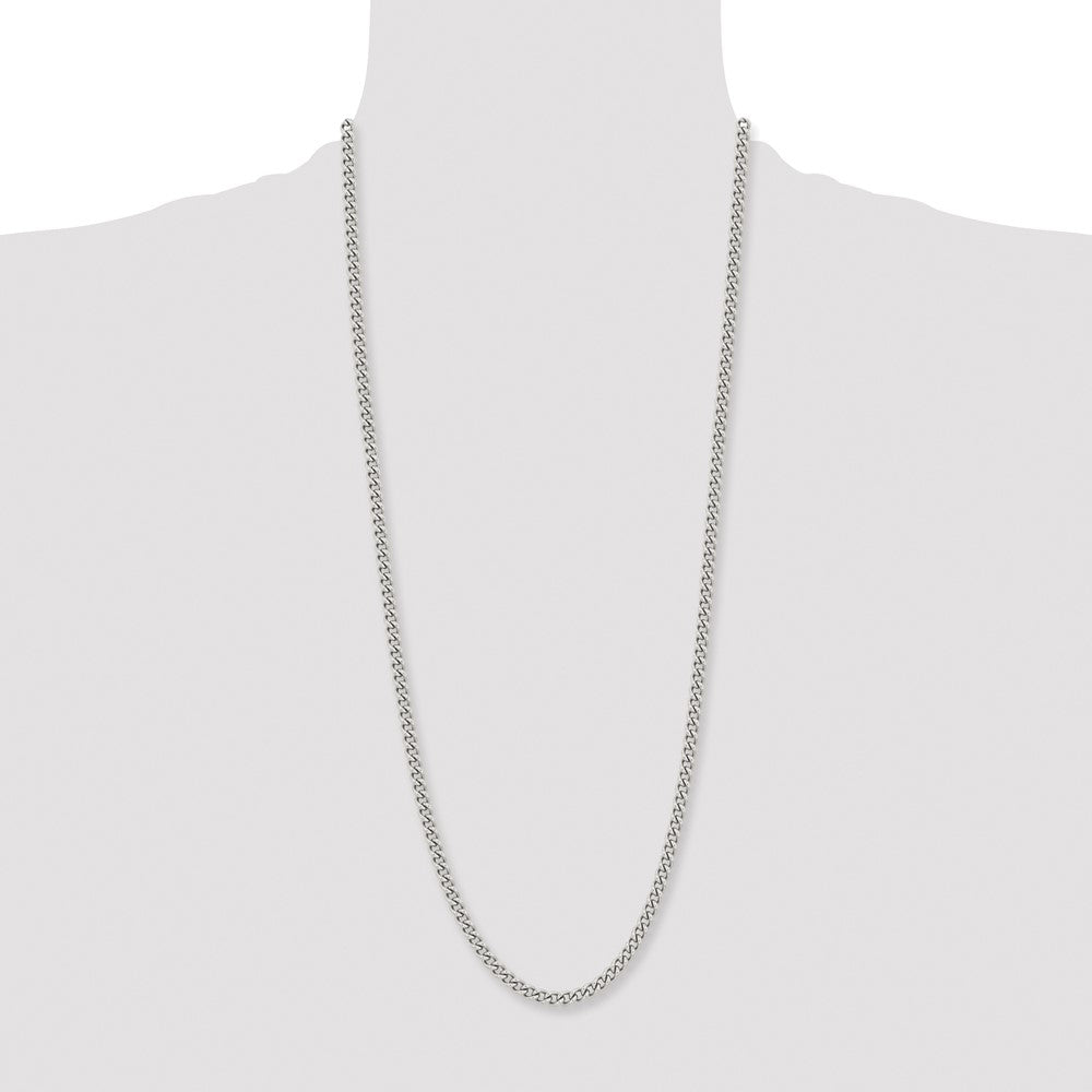 Stainless Steel Polished 5.3mm 30in Round Curb Chain