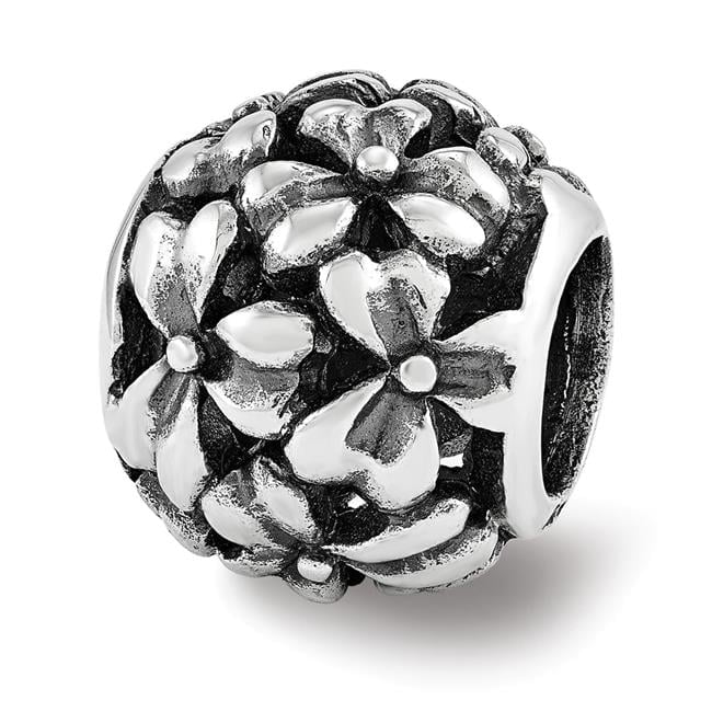 Sterling Silver Reflections Filigree Flower Bead