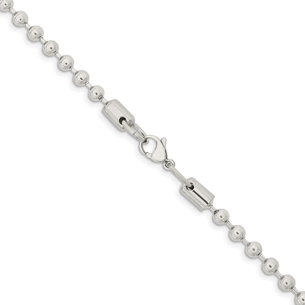 Stainless Steel Polished 5mm 22in Ball Chain