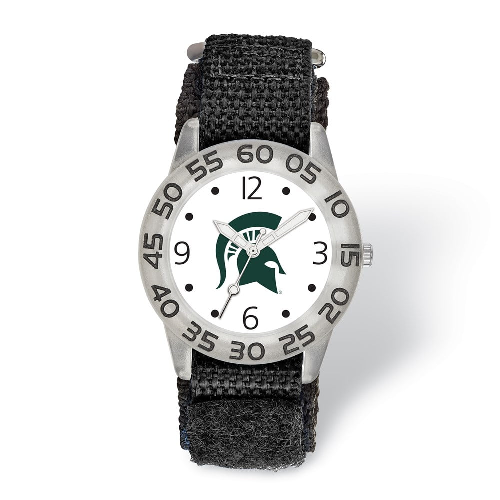 LogoArt Michigan State University Childs Fan Nylon Strap Quartz Watch QMIS173