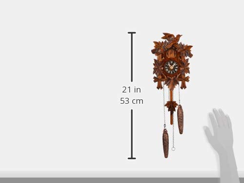 Jewelry by Sweet Pea Brown Analog Asymmetrical Transitional Wall Clock, 11-09QM