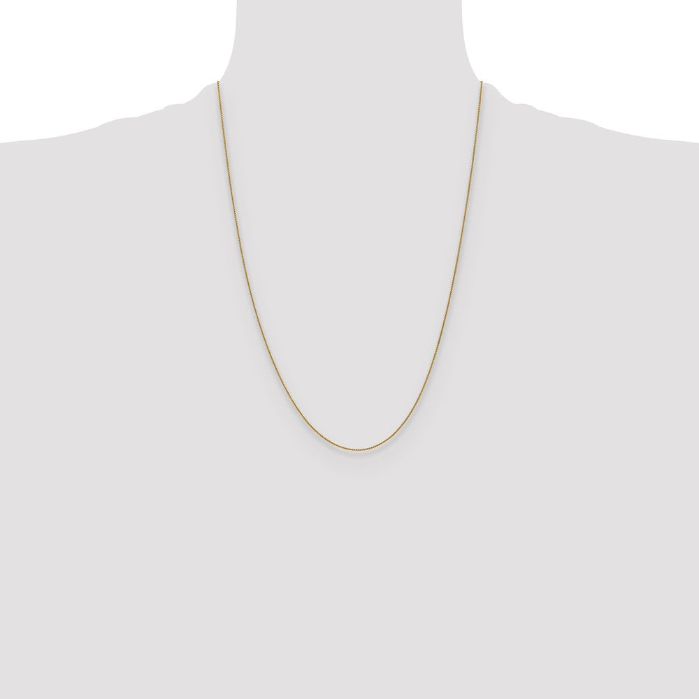14K .8mm Spiga Chain