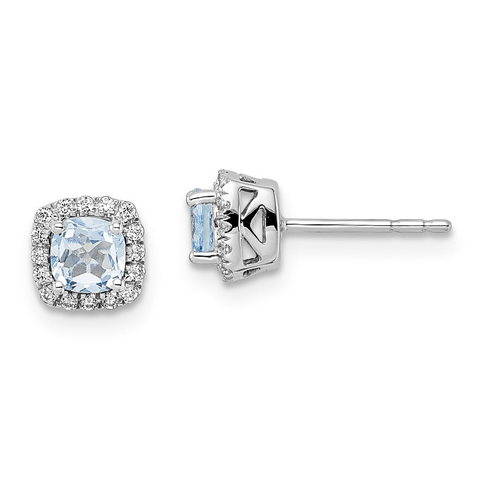 10kw ANT Aqua and Diamond Earring version