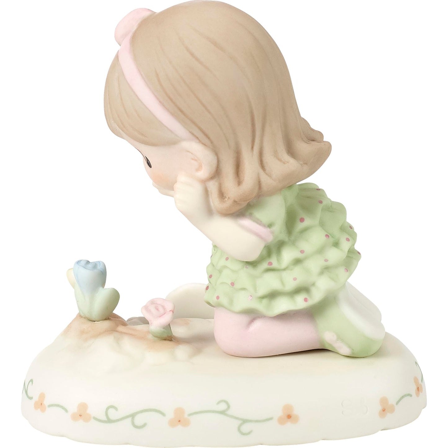Precious Moments Growing Grace Age Three Brunette Porcelain Figurine