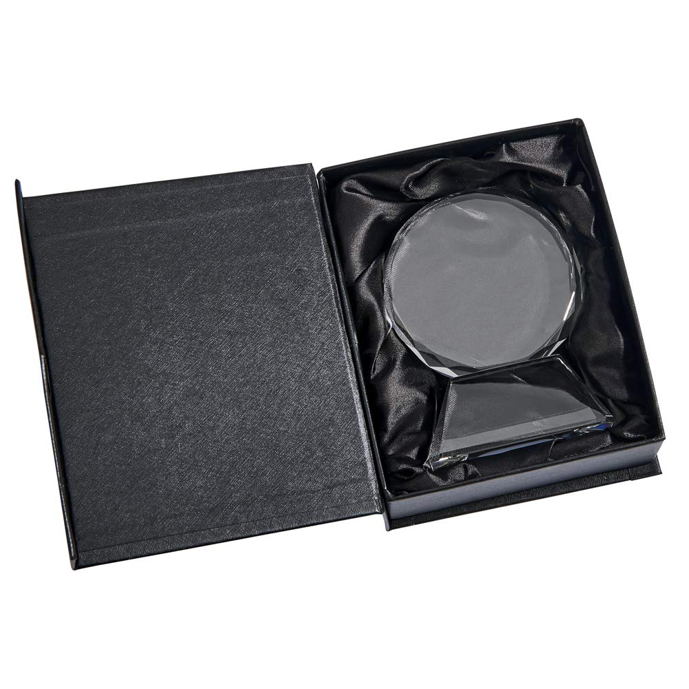 CGI Creative Gifts Round Optic Glass on Base, 5.7"