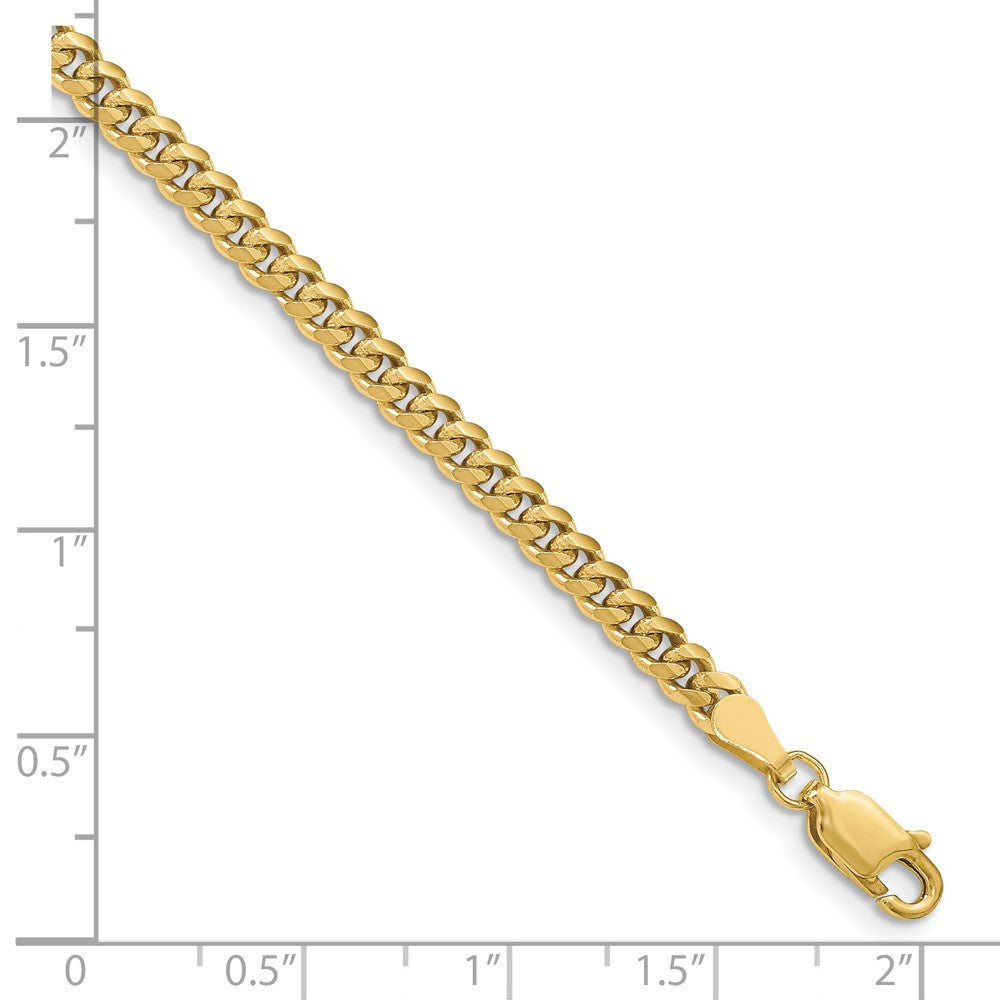 10k 3.5mm Solid Miami Cuban Chain
