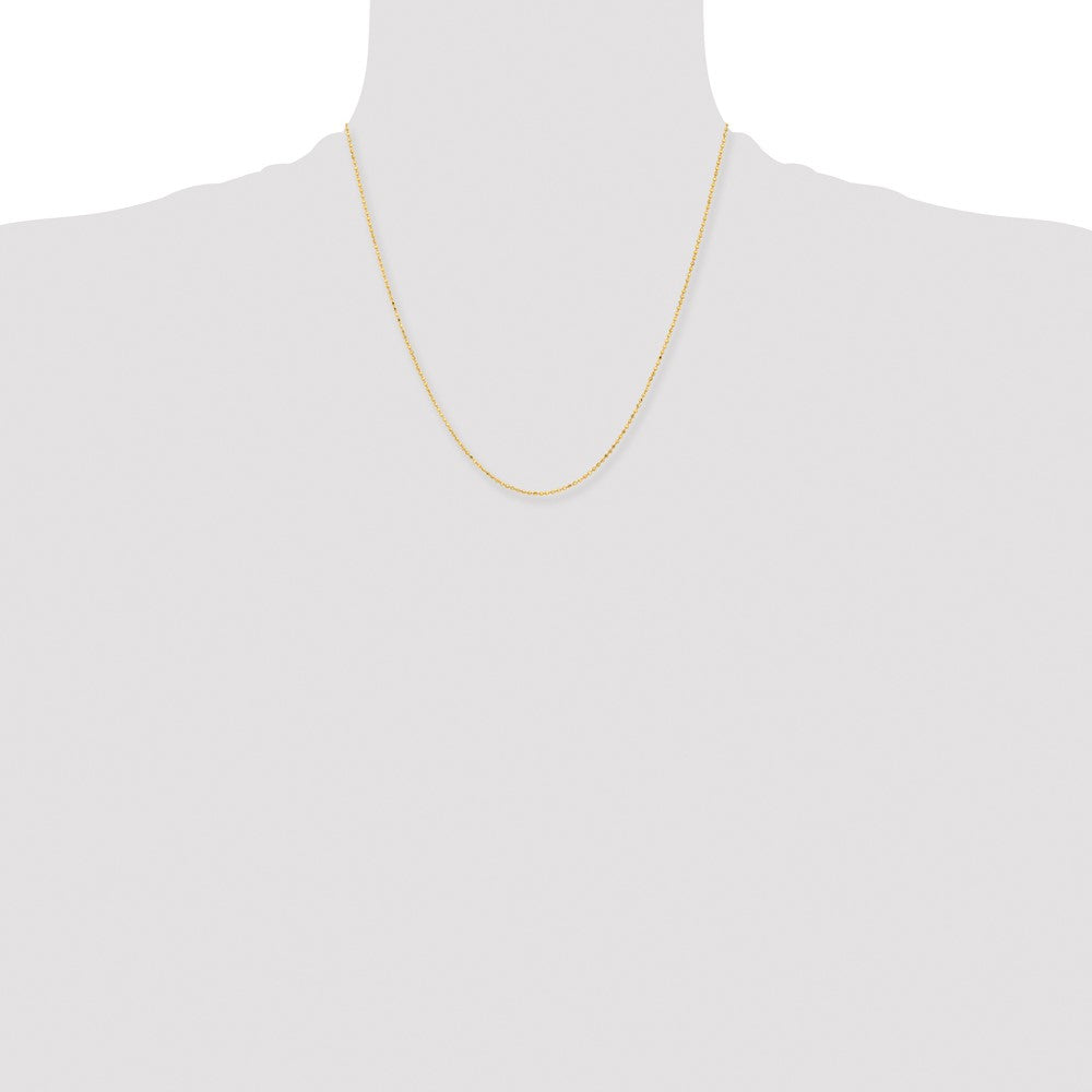 Yellow Rhodium over Brass 1.50mm Plated Ball Chain