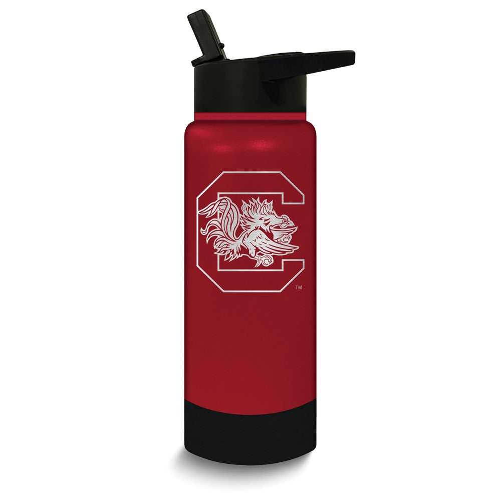 Collegiate University of South Carolina Stainless Steel Silicone Grip 24 oz. Water Bottle