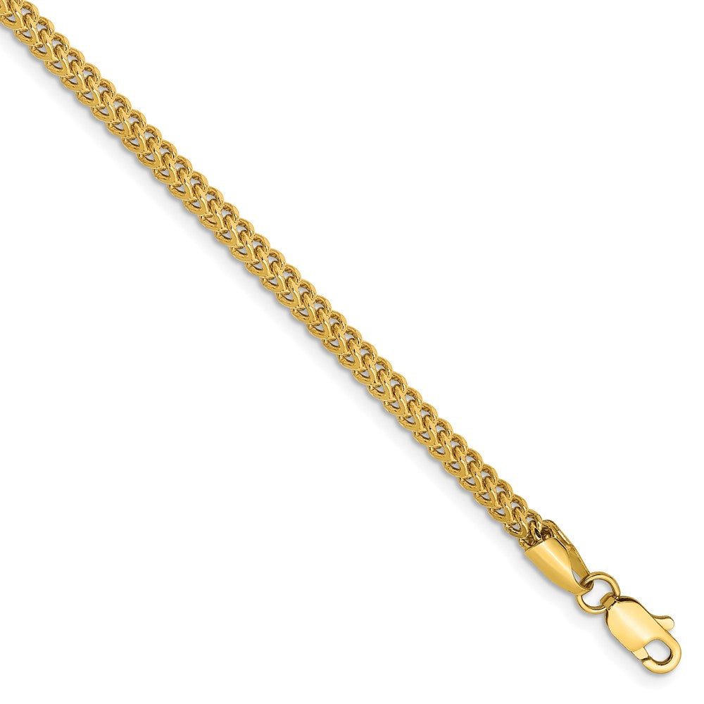14k 2.2mm Hollow Franco Chain