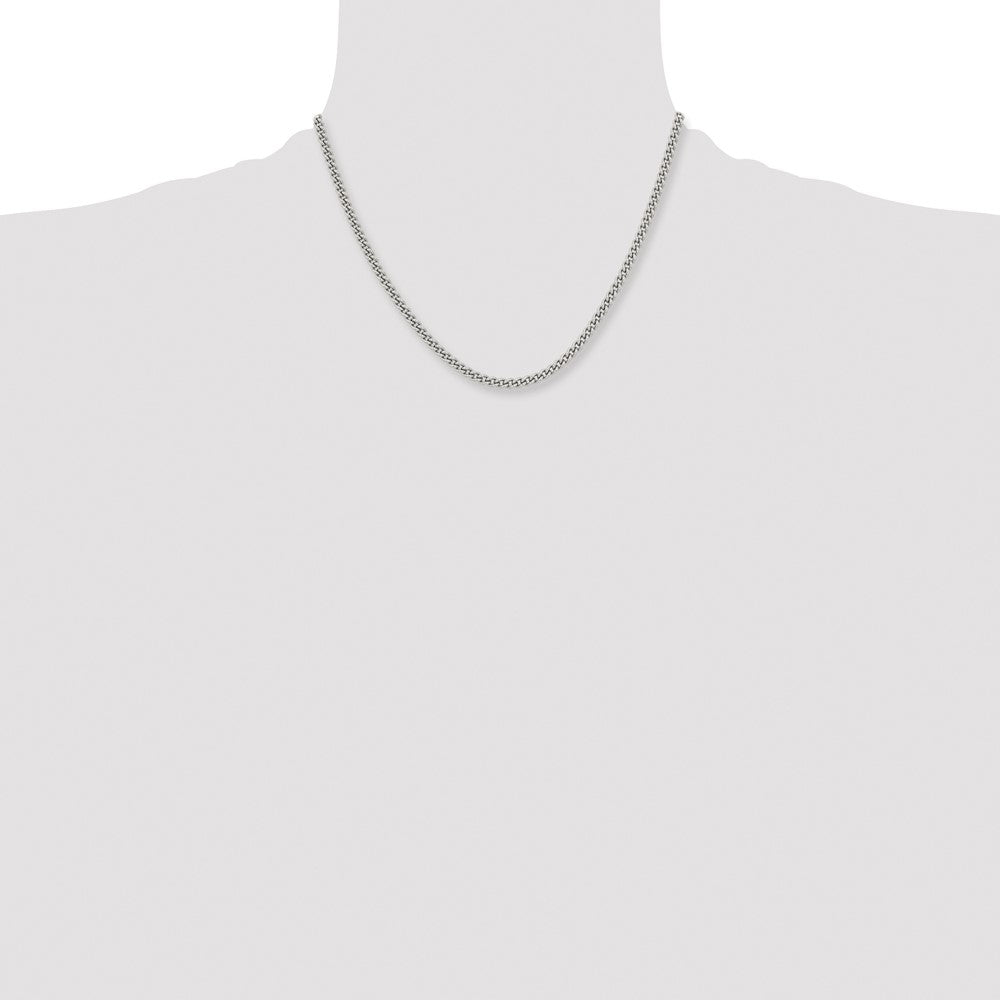 Stainless Steel Polished 4mm 18in Round Curb Chain