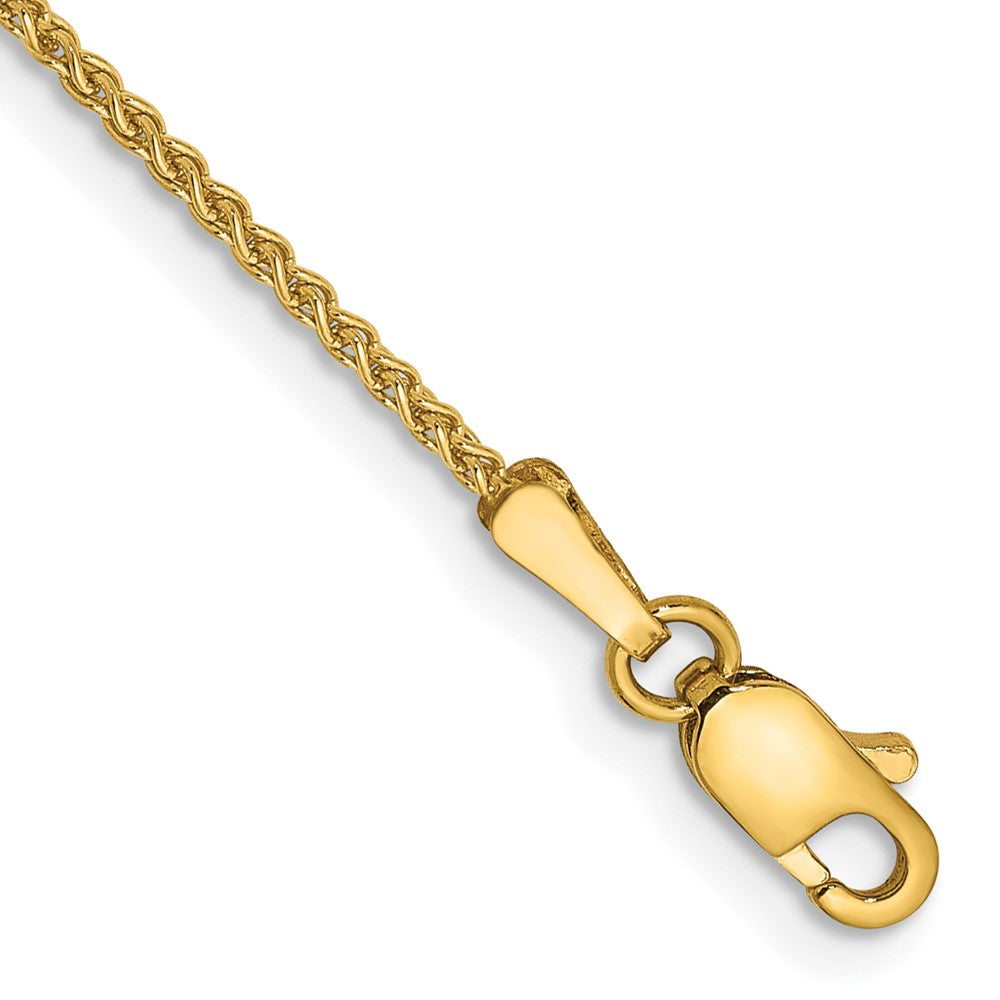 14K 7 inch 1.25mm Spiga with Lobster Clasp Bracelet 7 inches