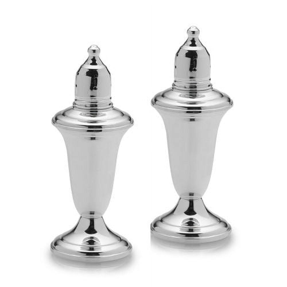 Empire Silver Fluted Sterling Salt and Pepper Set