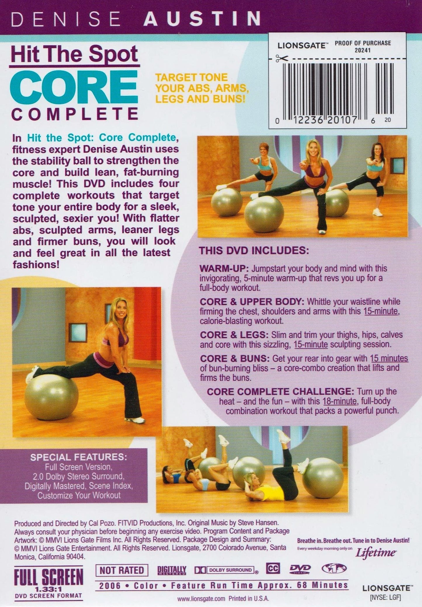 Hit the Spot Core (DVD), Lions Gate, Sports & Fitness
