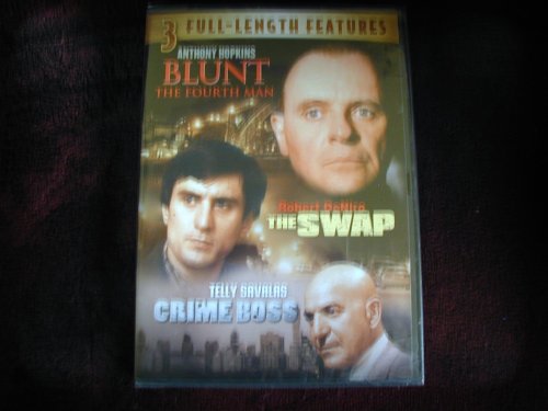 Blunt The Fourth Man ~ The Swap ~ Crime Boss ~ 3 Full-Length Movies (DVD)