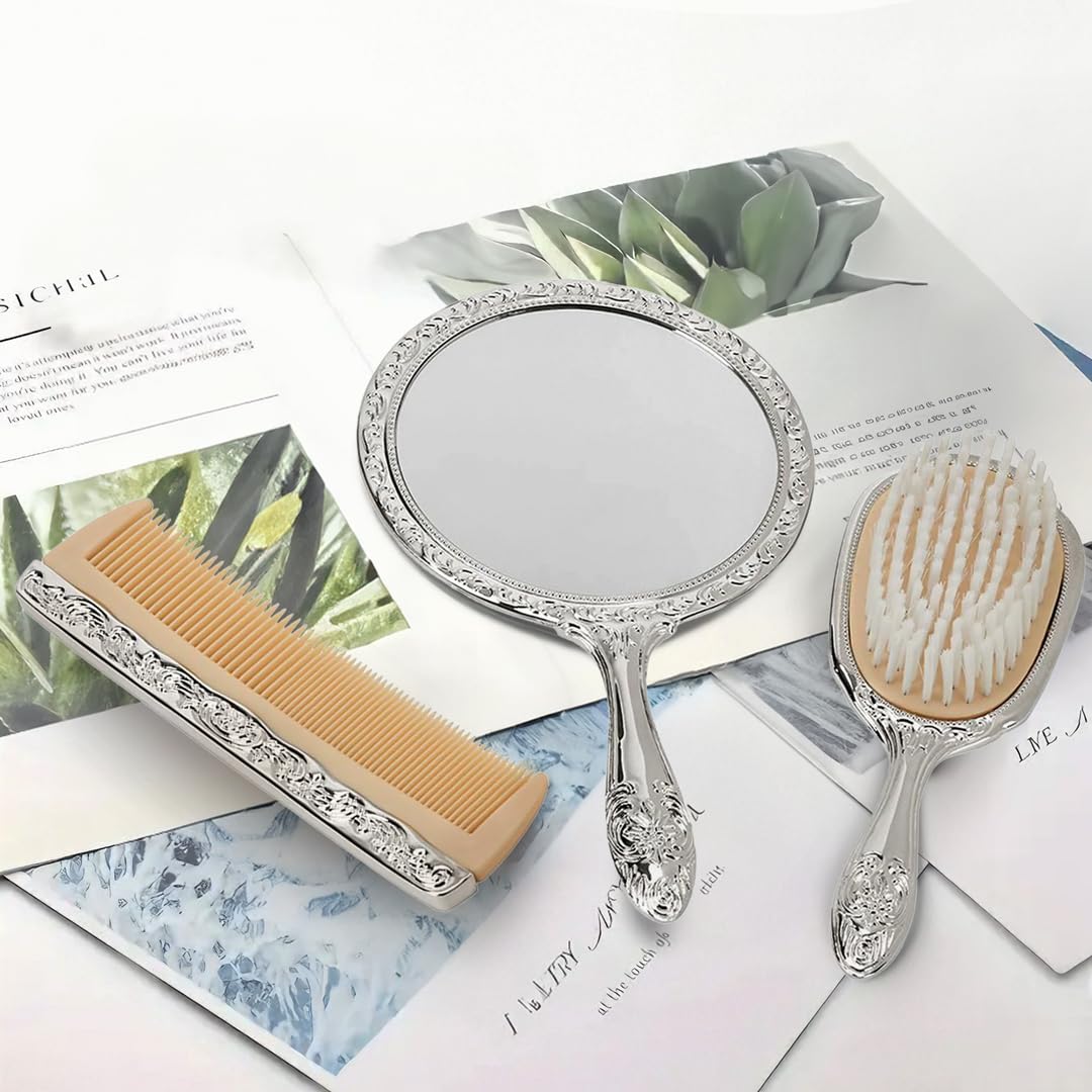 3-Pc Brush Set in Nickel
