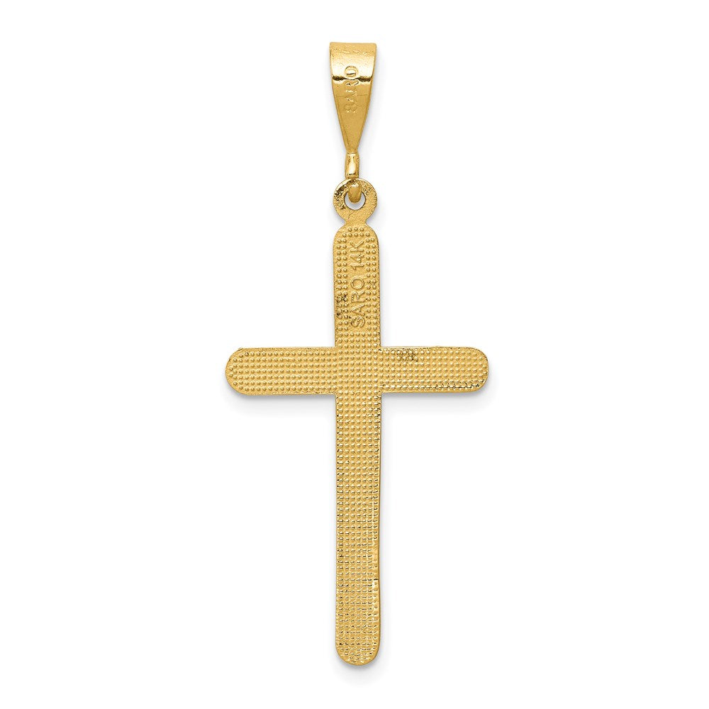 14k Cross Pendant Yellow Gold