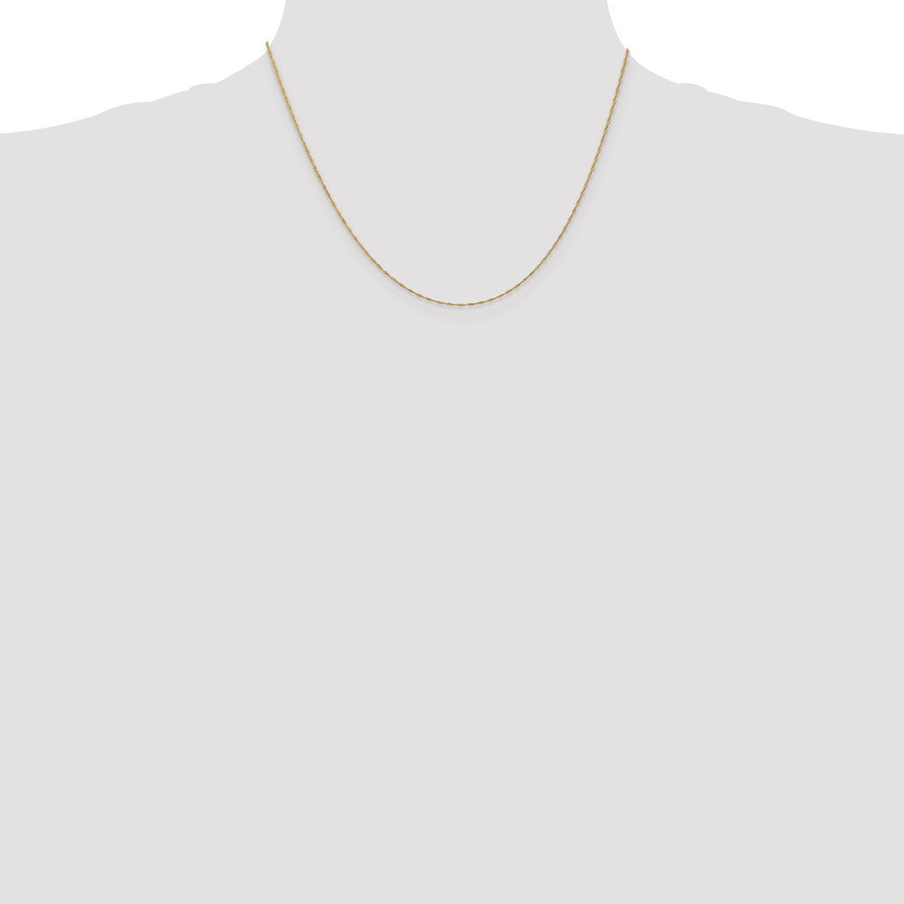 10k 1mm Singapore Chain