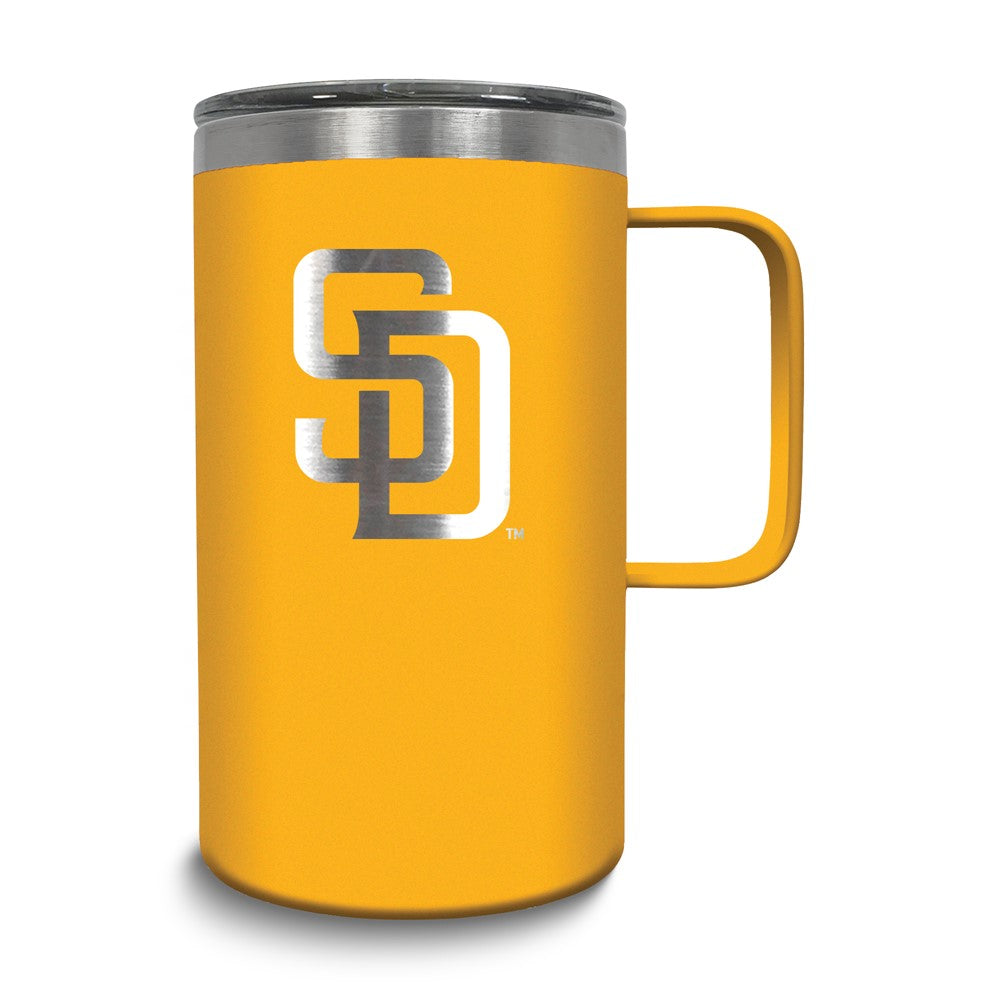 MLB San Diego Padres Stainless Steel 18 oz. Hustle Mug with Lid