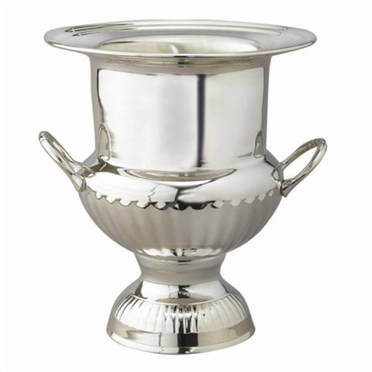 Leeber 89102 Elegance Silver Plated Wine Cooler, 10 x 9 x 9 in.