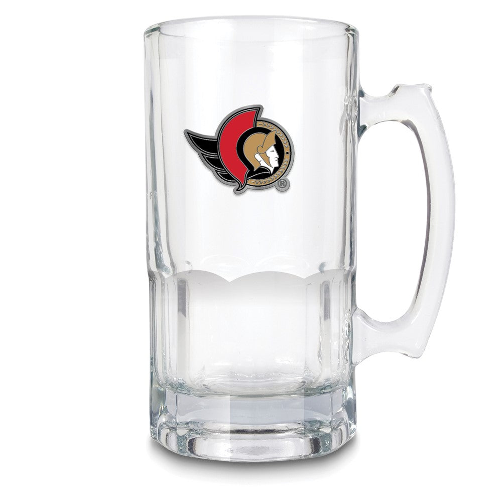 NHL Ottawa Senators Glass 32 ounce Macho Mug