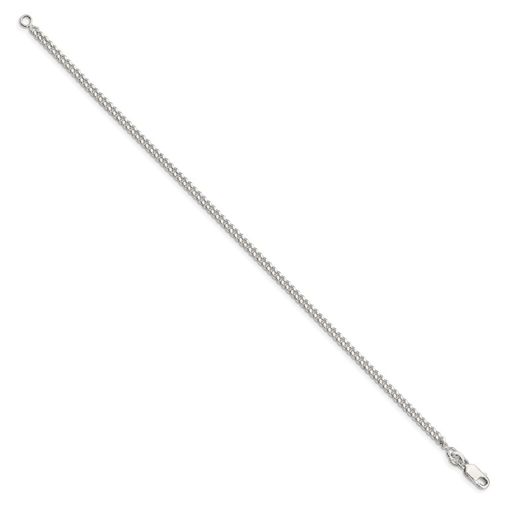Sterling Silver 3mm Curb Chain 8 inches