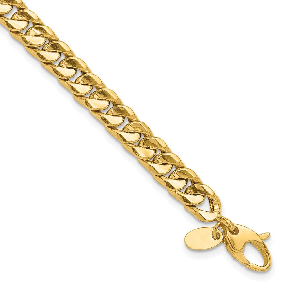 14K Polished Fancy 8.5in Bracelet 6 inches