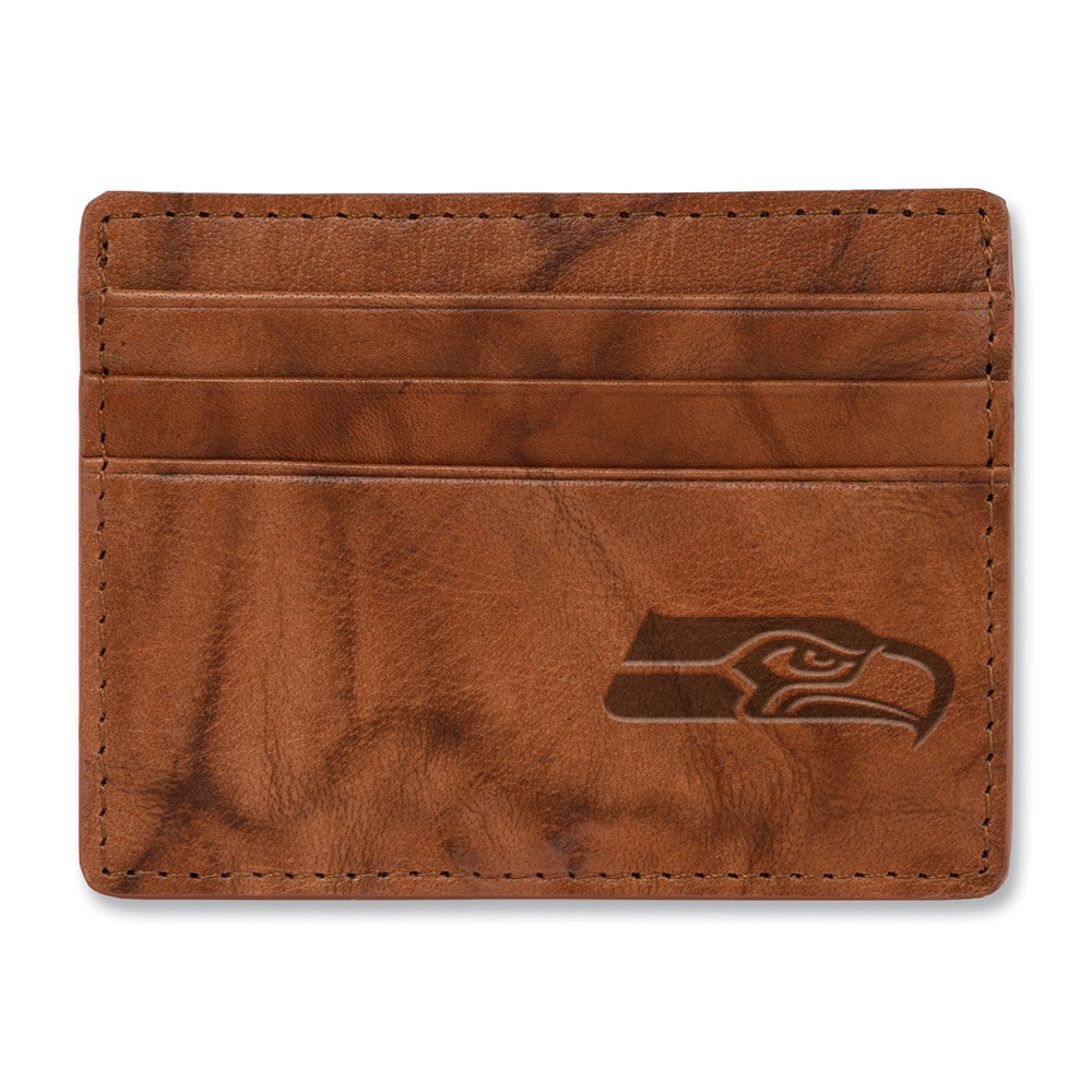 NFL Rico Industries Seattle Seahawks Leather Credit Cart Wallet