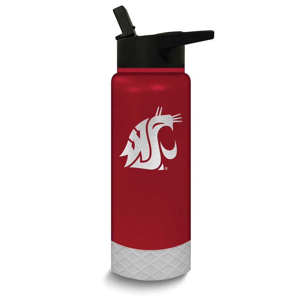 Collegiate Washington State University Stainless Steel Silicone Grip 24 oz. Water Bottle