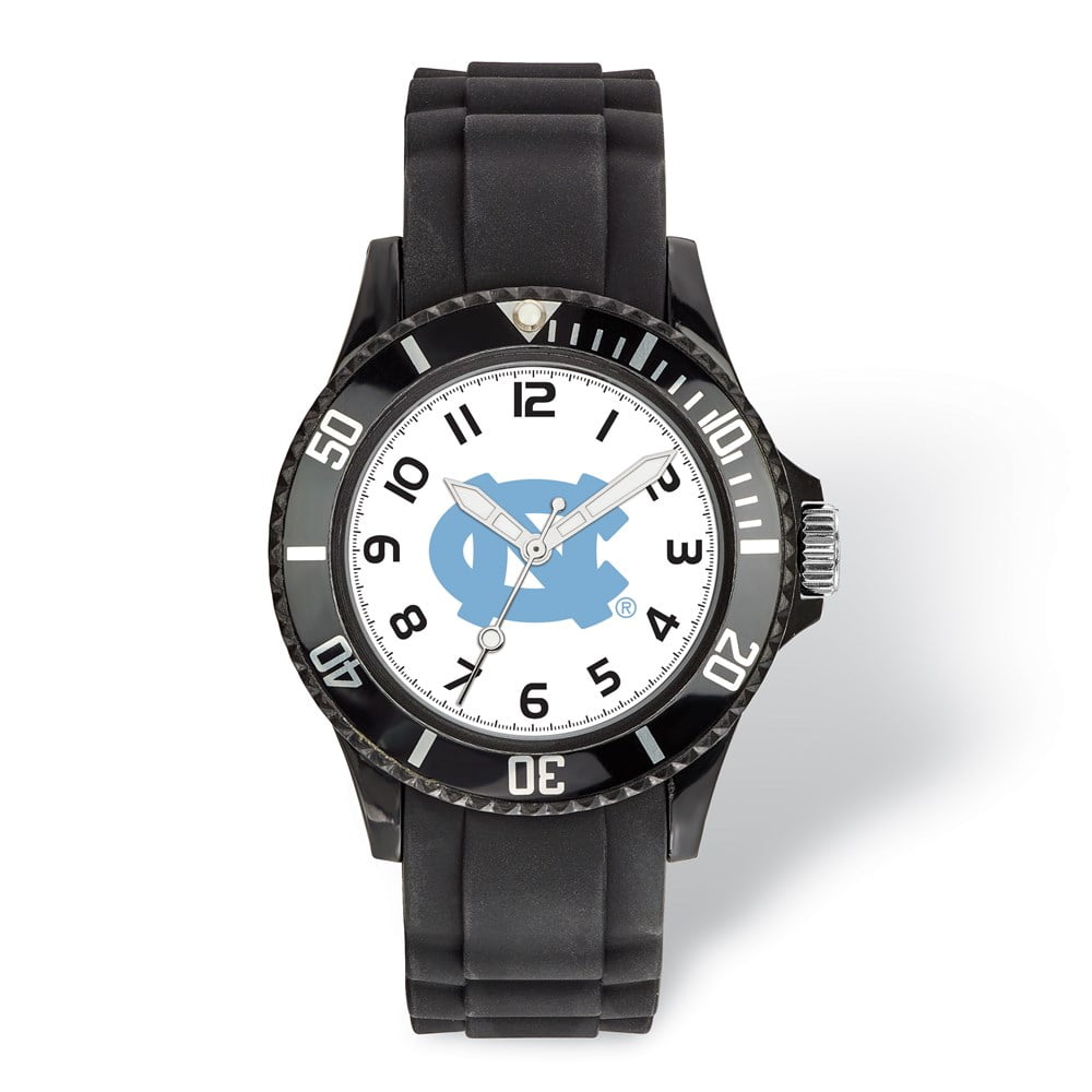 LogoArt University of North Carolina Scholastic Silicone Strap Quartz Watch QUNC170