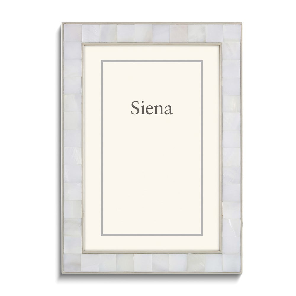 Silver-tone Mother of Pearl 8x10 Frame QGM22471