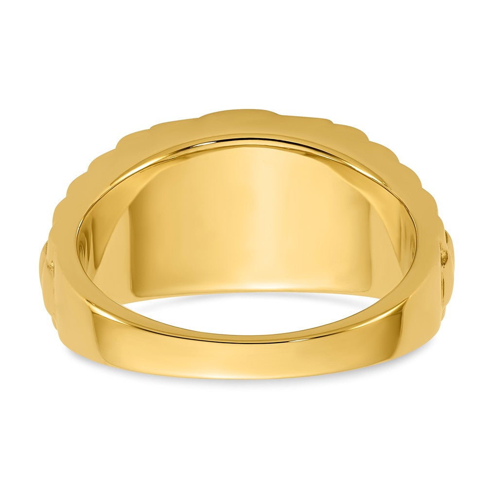 IBGoodman 10k 1/2 carat Lab Grown Diamond VS/SI+ G+ Complete Men's Ring