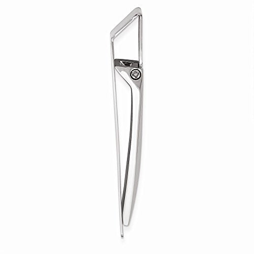 Silver-tone Money Clip - Engravable Personalized Gift Item