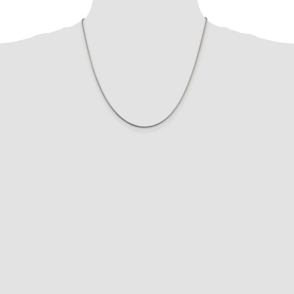 Sterling Silver 1.5mm Snake Chain 20 Inches