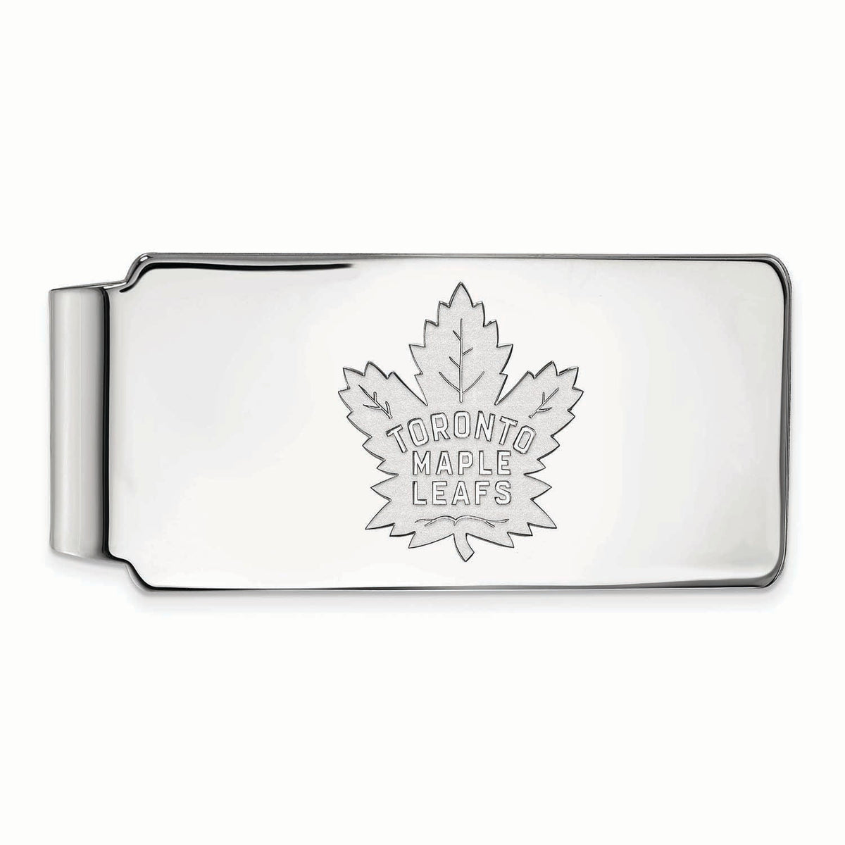 Silver Toronto Maple Leafs Money Clip