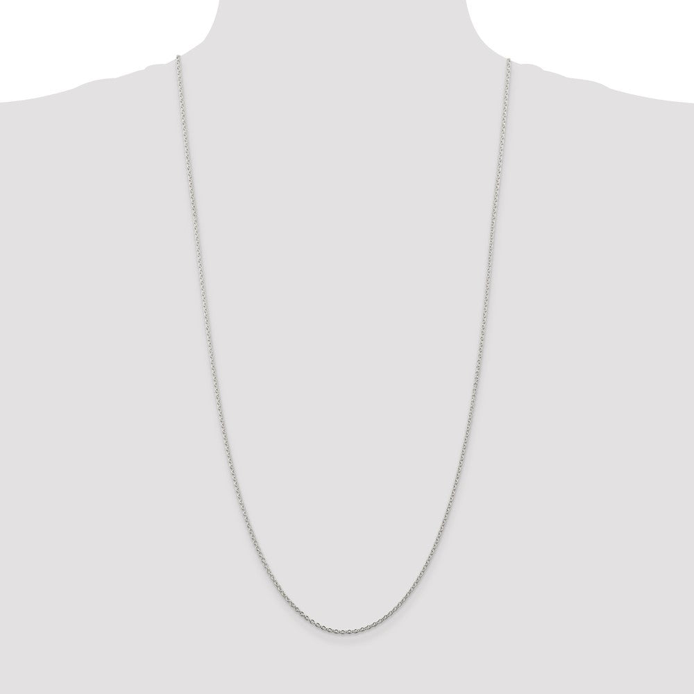 Sterling Silver 1.95mm Cable Chain 30 Inches