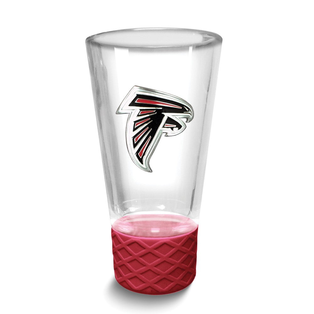 NFL Atlanta Falcons Collectors 4 oz. Shot Glass with Silicone Base
