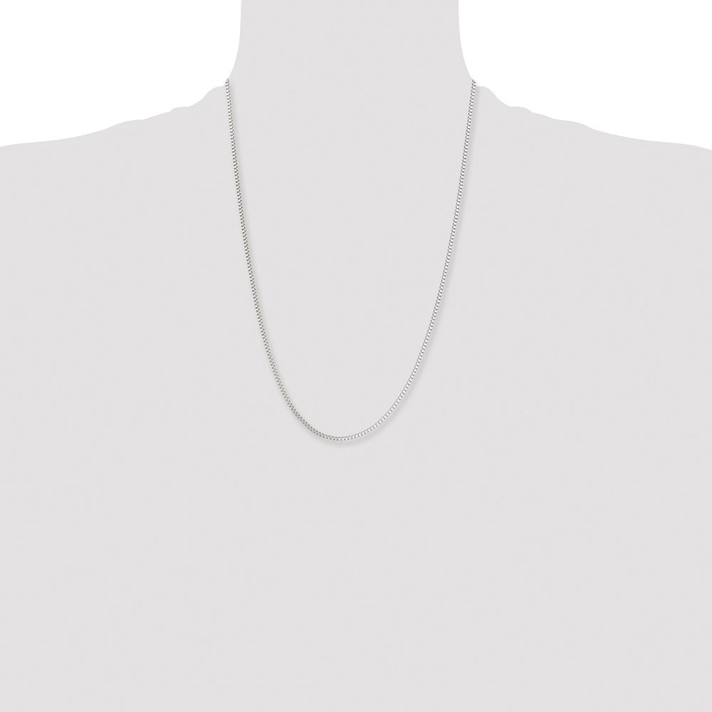 Stainless Steel Polished 2mm 24in Box Chain