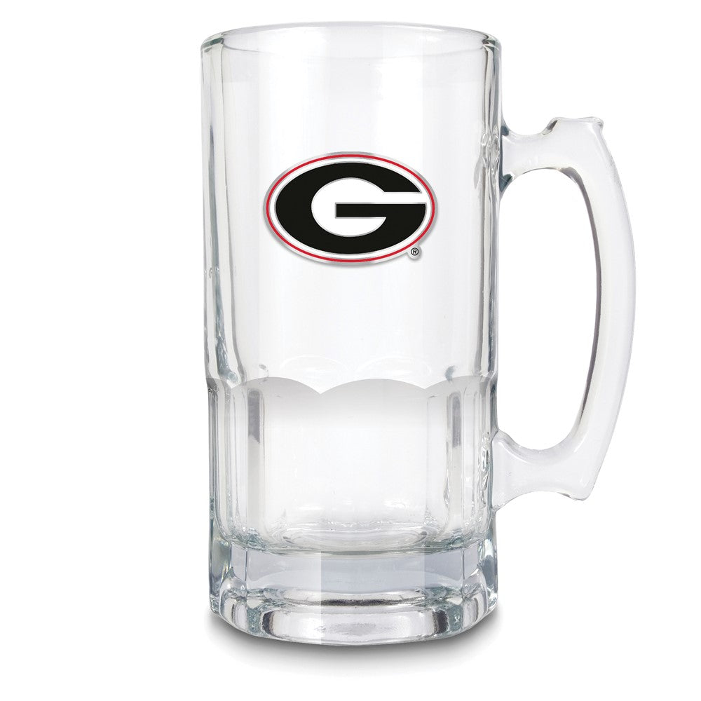 NCAA University of Georgia Glass 32 ounce Macho Mug