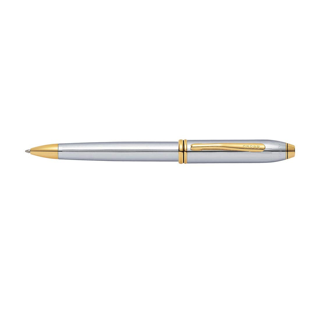 Townsend Lustrous Chrome Ball-Point Pen - Engravable Personalized Gift Item