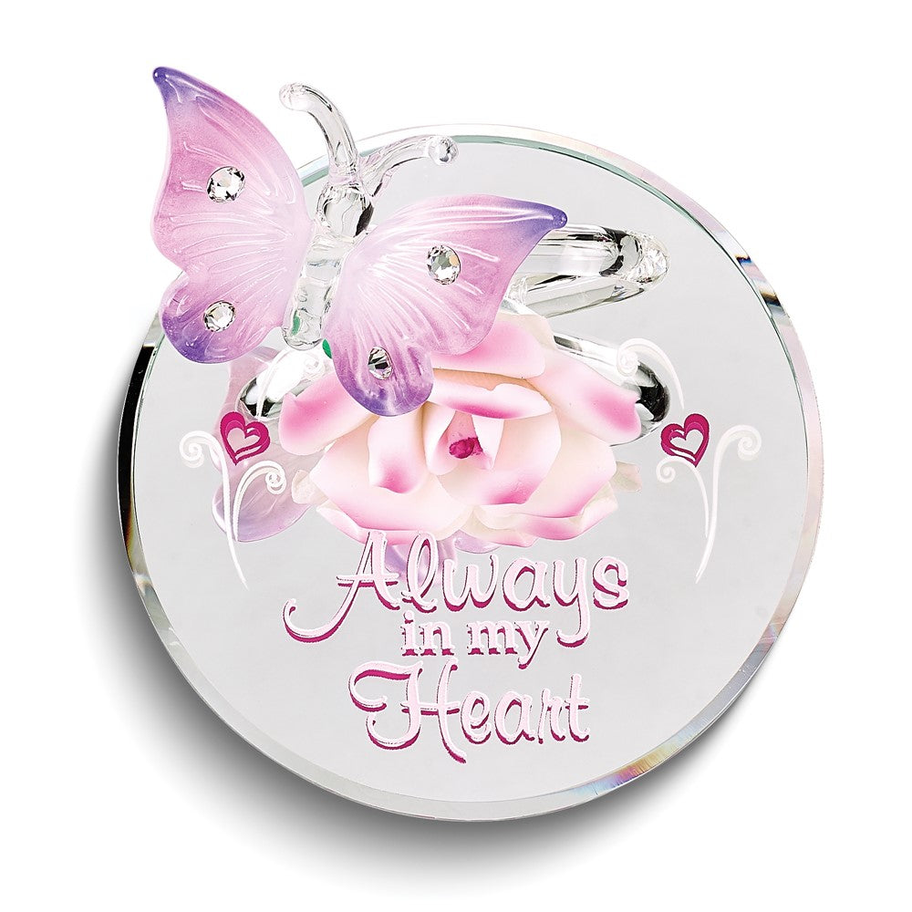 Glass Baron "Always in My Heart Butterfly Figurine