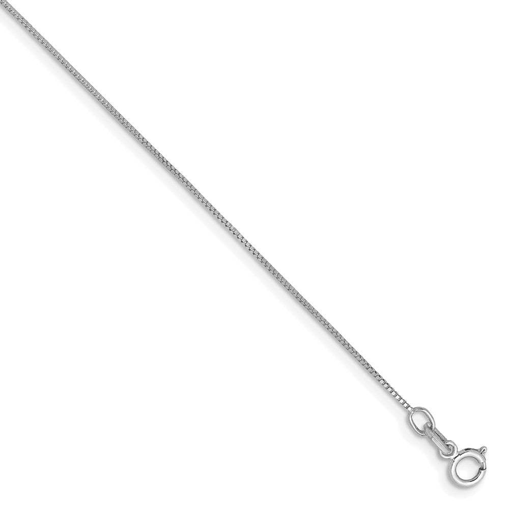18k WG 0.50mm Box Chain