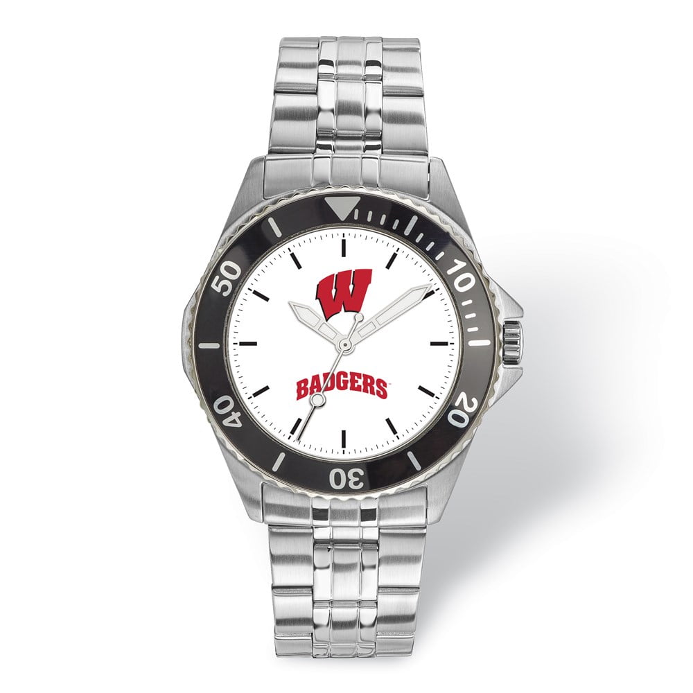 LogoArt University of Wisconsin Champion Gents Quartz Watch QUWI171