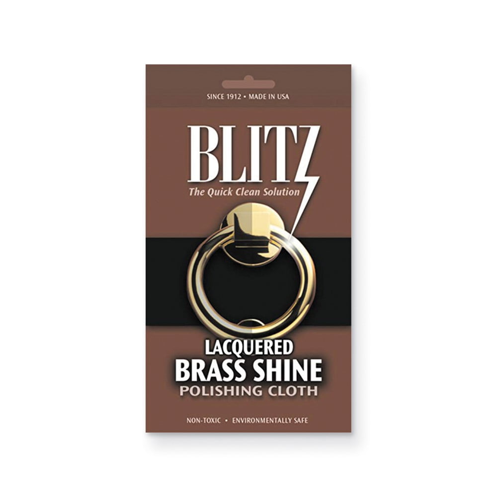 Blitz Lacquered Brass Care Polishing Cloth QGM23303