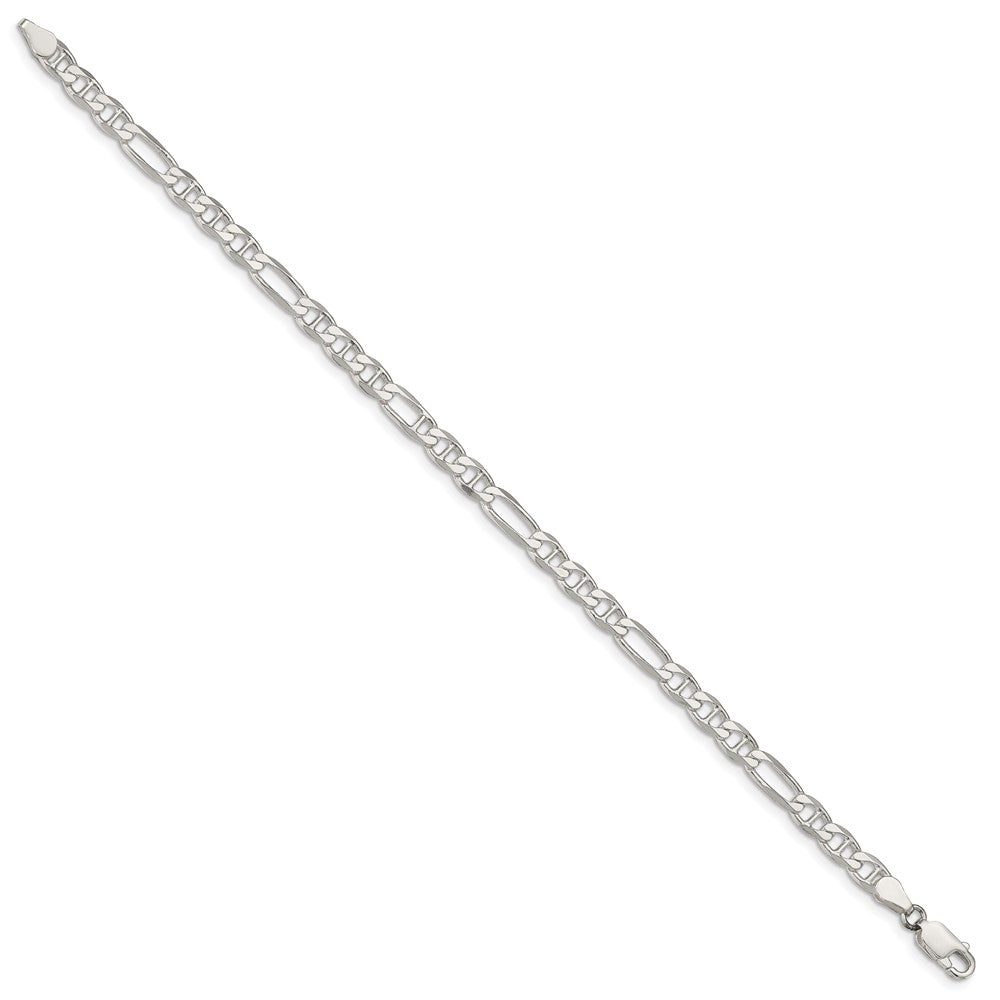 Sterling Silver 4.5mm Figaro Anchor Chain 7 inches