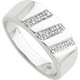 14k Polished Semi-Solid Chain/Solid Plate Figaro Link Soft Diamond Shape 39x14mm Plate 8 inch ID Bracelet